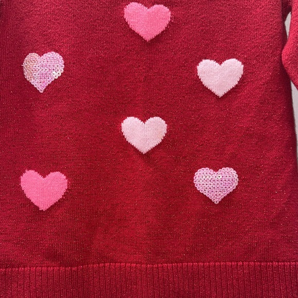 The Children's Place Red Dress with Pink and White Hearts - Picture 7 of 12
